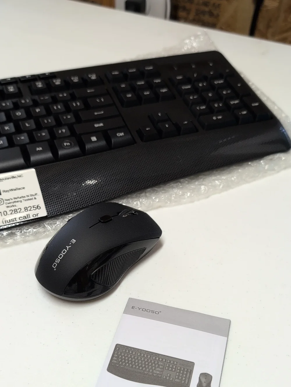 Wireless Keyboard and Mouse Set - Black (95)